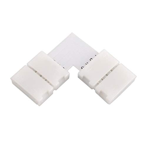 LEDMOMO OSALADI 12PCS 5050 RGB LED Corner Connector Corner Clips L...