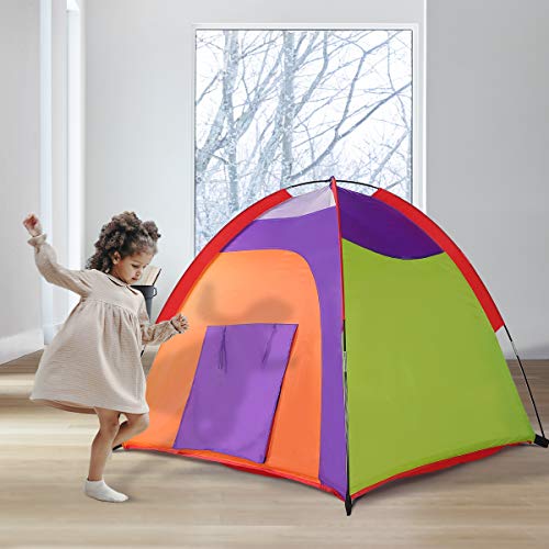 Kids Play Tent Colourful Curvy Patent Indoor Outdoor Childrens Pla...