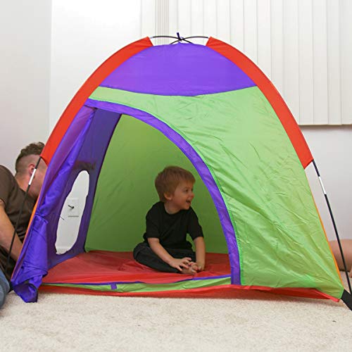 Kids Play Tent Colourful Curvy Patent Indoor Outdoor Childrens Pla...