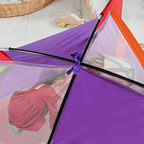 Kids Play Tent Colourful Curvy Patent Indoor Outdoor Childrens Pla...