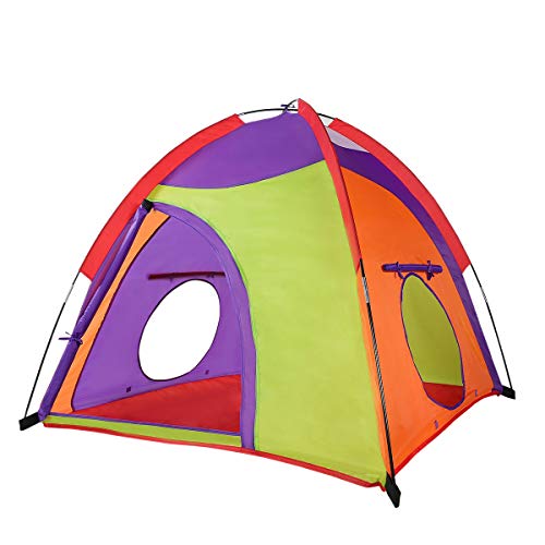 Kids Play Tent Colourful Curvy Patent Indoor Outdoor Childrens Pla...