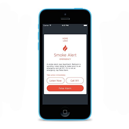 Leeo Smart Alert Smoke/CO Remote Alarm Monitor for iOS and Android