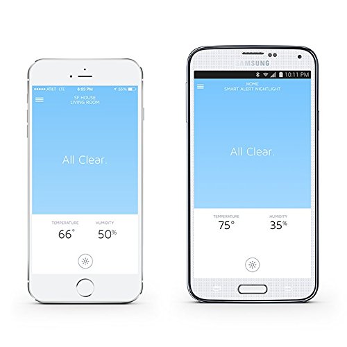 Leeo Smart Alert Smoke/CO Remote Alarm Monitor for iOS and Android