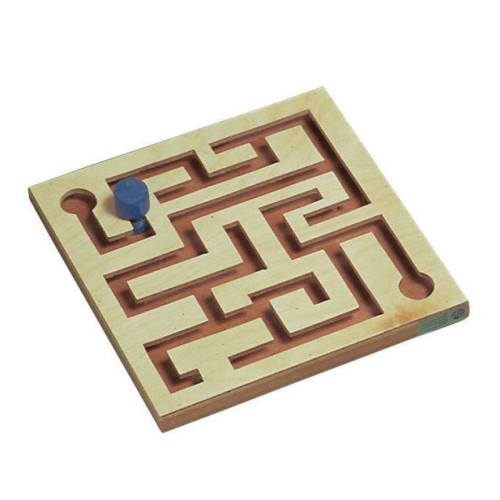 Abilitations School Specialty Wooden Grooved Maze Kit - Set of 3