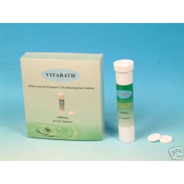 Vitashower Effervescent Vitamin C Dechlorination Tablets
