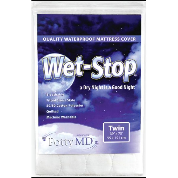 PottyMD Wet-Stop Waterproof Mattress Cover
