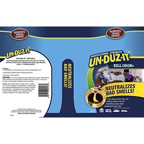 Legend Brands Un-Duz-It Kill Odor+ Professional Strength Carpet De...
