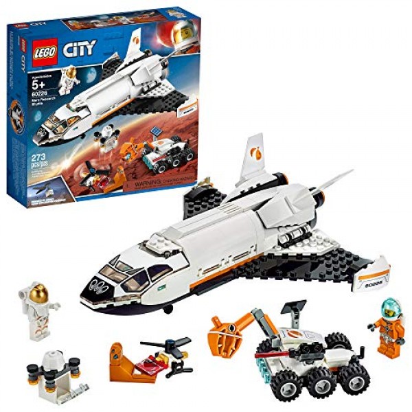 LEGO City Space Mars Research Shuttle 60226 Space Shuttle Toy Buil...