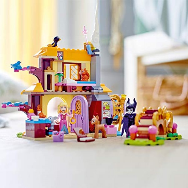 LEGO Disney Aurora’s Forest Cottage 43188, Sleeping Beauty Buildin...