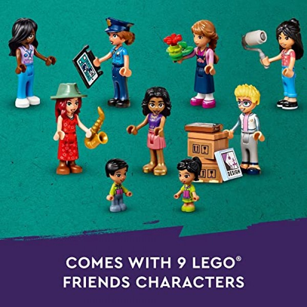 LEGO Friends Downtown Flower and Design Stores 41732, Buildable To...