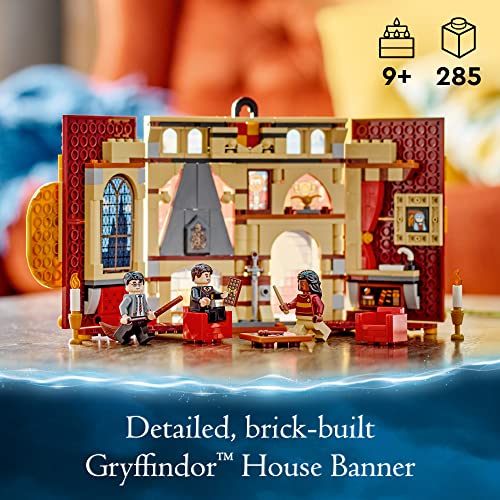 LEGO Harry Potter Gryffindor House Banner Set 76409, Hogwarts Cast...