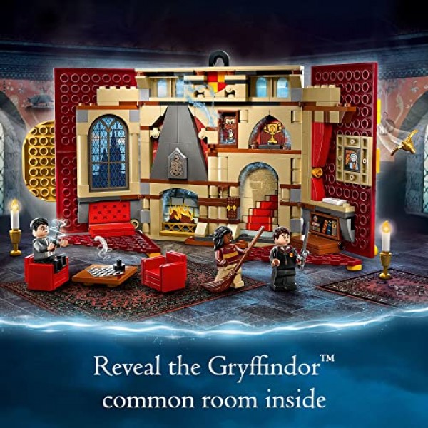 LEGO Harry Potter Gryffindor House Banner Set 76409, Hogwarts Cast...