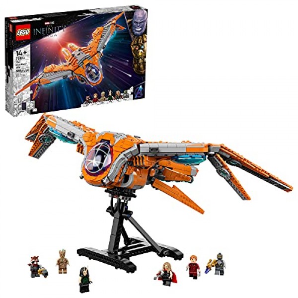 LEGO Marvel The Guardians’ Ship 76193 Large Building Toy, Avengers...