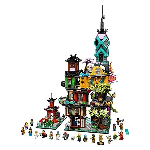 LEGO NINJAGO NINJAGO City Gardens 71741 Building Kit; Ninja House ...