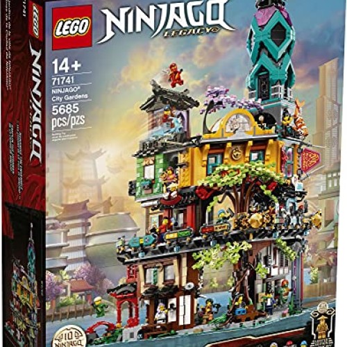 LEGO NINJAGO NINJAGO City Gardens 71741 Building Kit; Ninja House ...