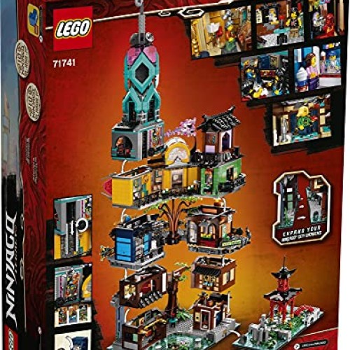 LEGO NINJAGO NINJAGO City Gardens 71741 Building Kit; Ninja House ...