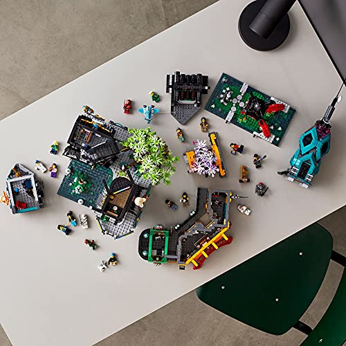 LEGO NINJAGO NINJAGO City Gardens 71741 Building Kit; Ninja House ...