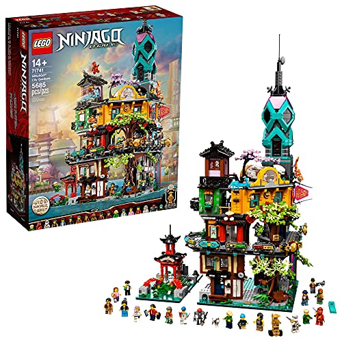 LEGO NINJAGO NINJAGO City Gardens 71741 Building Kit; Ninja House ...