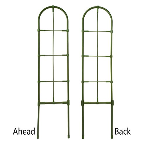 leidersty 23.62x5.12-in Garden Pylon Trellis Climbing Plants Suppo...