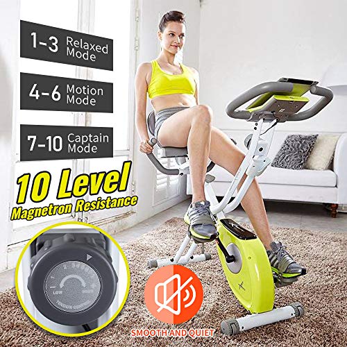 leikefitness LEIKE X Bike Ultra-Quiet Folding Exercise Bike, Magne...