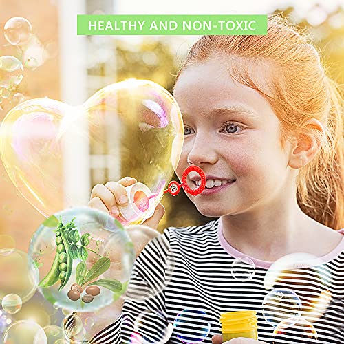 Lejof 2 Refill Bubble Solutions; up to 5 Gallon Big Non-Toxic Bu...