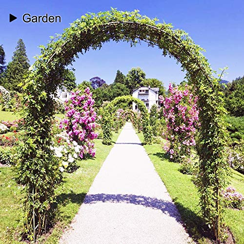 Metal Garden Arch,7.8 Feet High x 5.5 Feet Wide Sturdy Metal Arbor...