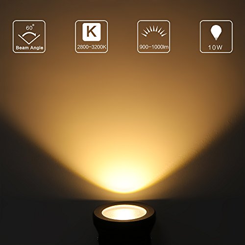 Lemonbest 10w 12v Black LED Underwater Flood Light for Landscape F...