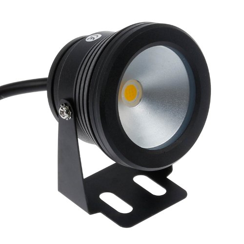 Lemonbest 10w 12v Black LED Underwater Flood Light for Landscape F...