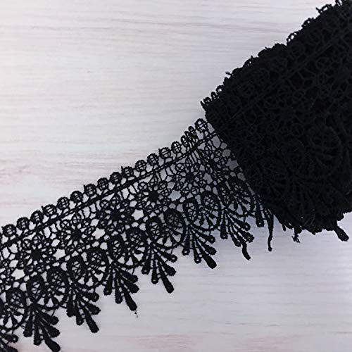3.5 Width Europe Pattern Embroidery Lace Trim Floral Lace Ribbon ...