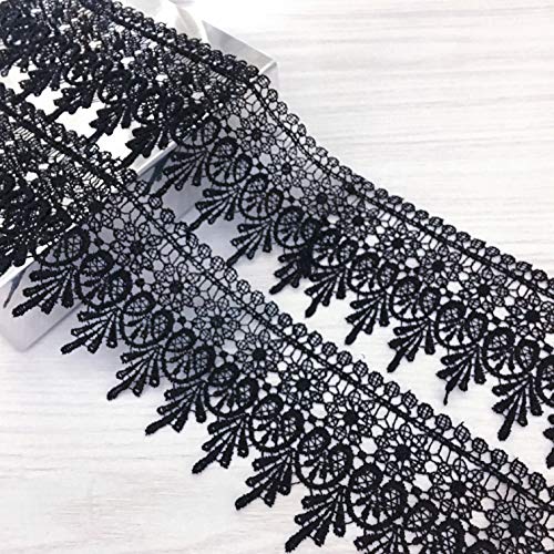 3.5 Width Europe Pattern Embroidery Lace Trim Floral Lace Ribbon ...