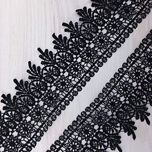 3.5 Width Europe Pattern Embroidery Lace Trim Floral Lace Ribbon ...