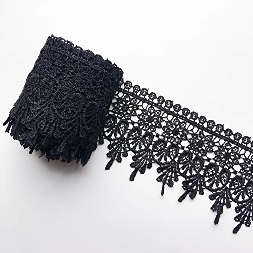 3.5 Width Europe Pattern Embroidery Lace Trim Floral Lace Ribbon ...