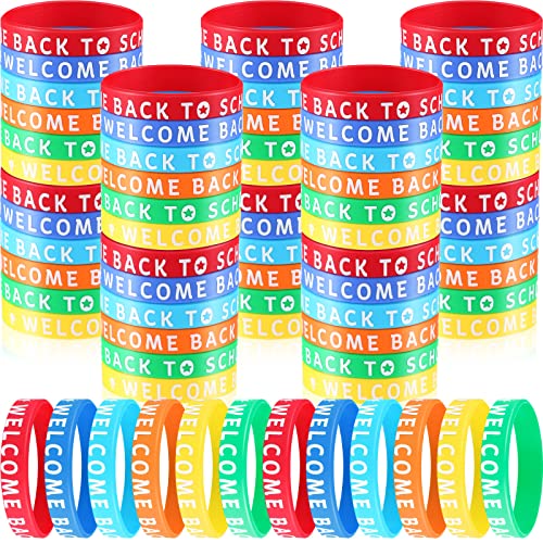 Lenwen 72 Pcs Welcome Back to School Bracelets First Day of School...
