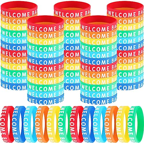 Lenwen 72 Pcs Welcome Back to School Bracelets First Day of School...