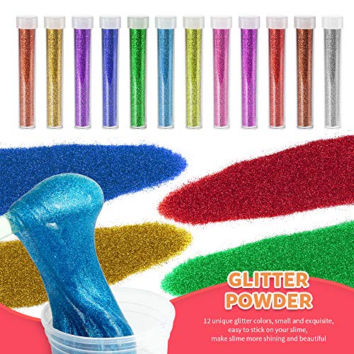 35 Pack Slime Making kit, Including 10 Pack Color Foam Balls, 8 Pc...