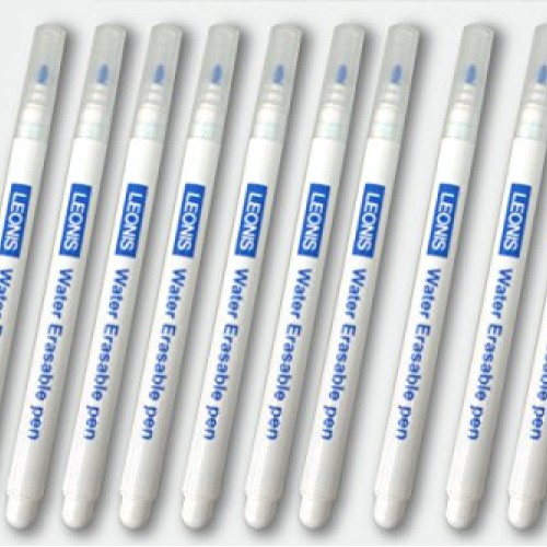 LEONIS 5 Water Erasable Marking Pens Blue 78008