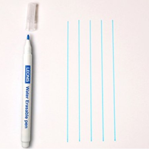 LEONIS 5 Water Erasable Marking Pens Blue 78008