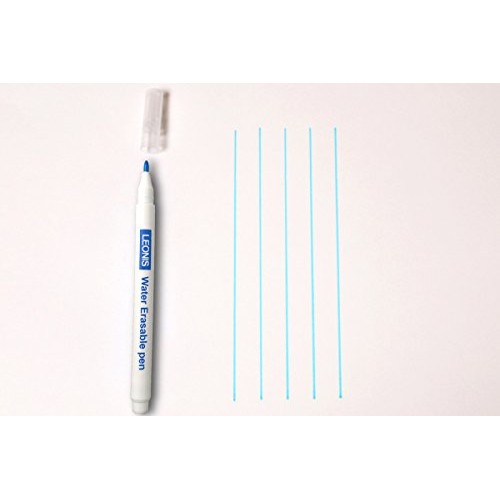 LEONIS 5 Water Erasable Marking Pens Blue 78008