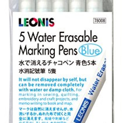 LEONIS 5 Water Erasable Marking Pens Blue 78008
