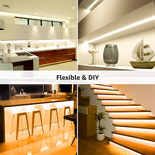 Lepro LED Strip Light, 3000K-6000K Tunable White, 16.4ft Dimmable ...