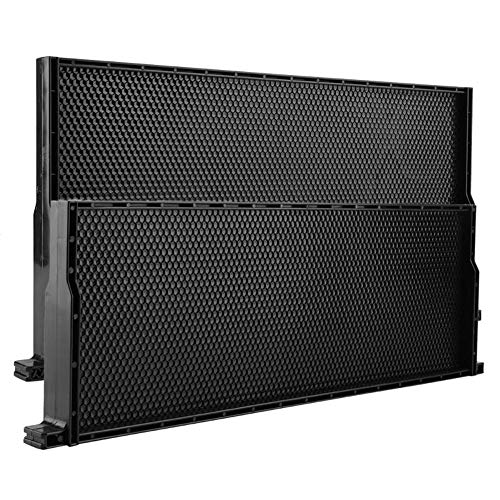 Les yeu Beehive Frame Pure Beeswax Wired Sheets Deep Frame with Fo...