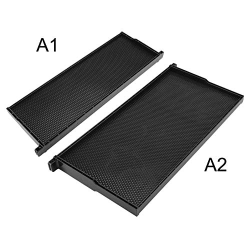 Les yeu Beehive Frame Pure Beeswax Wired Sheets Deep Frame with Fo...