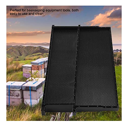 Les yeu Beehive Frame Pure Beeswax Wired Sheets Deep Frame with Fo...