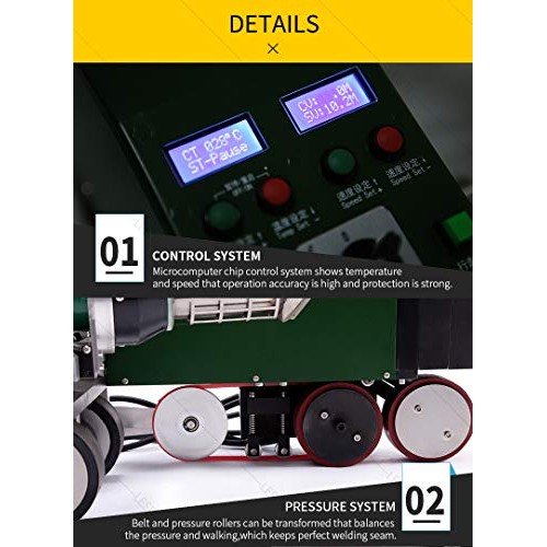 Automatic PVC Roofing Hot Air Welding Machine TPO Roof Welder