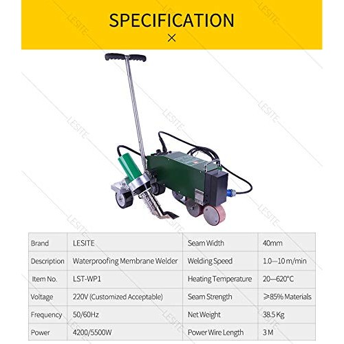 Automatic PVC Roofing Hot Air Welding Machine TPO Roof Welder