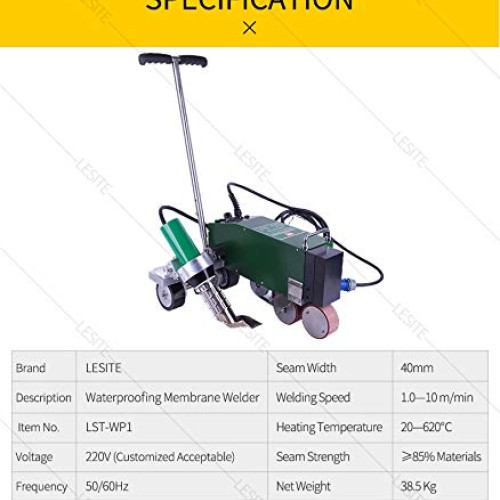 Automatic PVC Roofing Hot Air Welding Machine TPO Roof Welder
