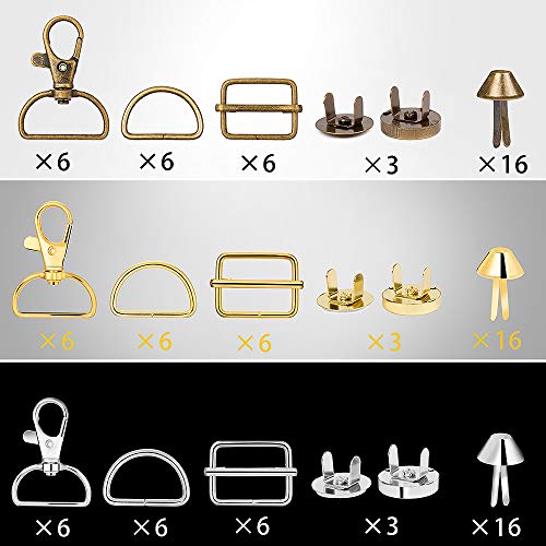 Lesnala 111 pcs Metal Keychain Bulk with Key Chain Swivel Hook, D ...