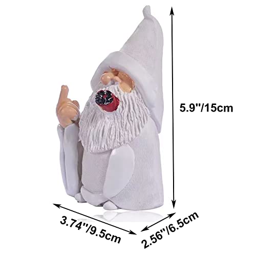 Funny Garden Gnomes Outdoor Statues, 5.9 Inch Creative Naughty Mid...