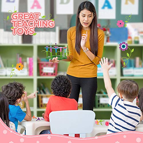 Toys for Girls Age 2-8, Flower Garden Building Toys for 4-6 Year O...