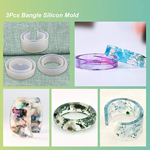 LETS RESIN Resin Jewelry Molds,30pcs Silicone Jewelry Molds, Epox...